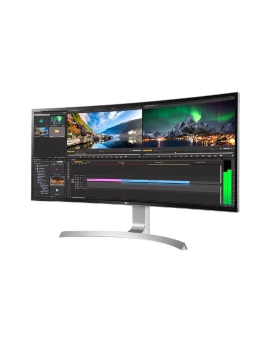 LG 34CB99-W 34” IPS WQHD UltraWide™ Curved Monitor 3440 x 1440 IPS display, USB Type-C