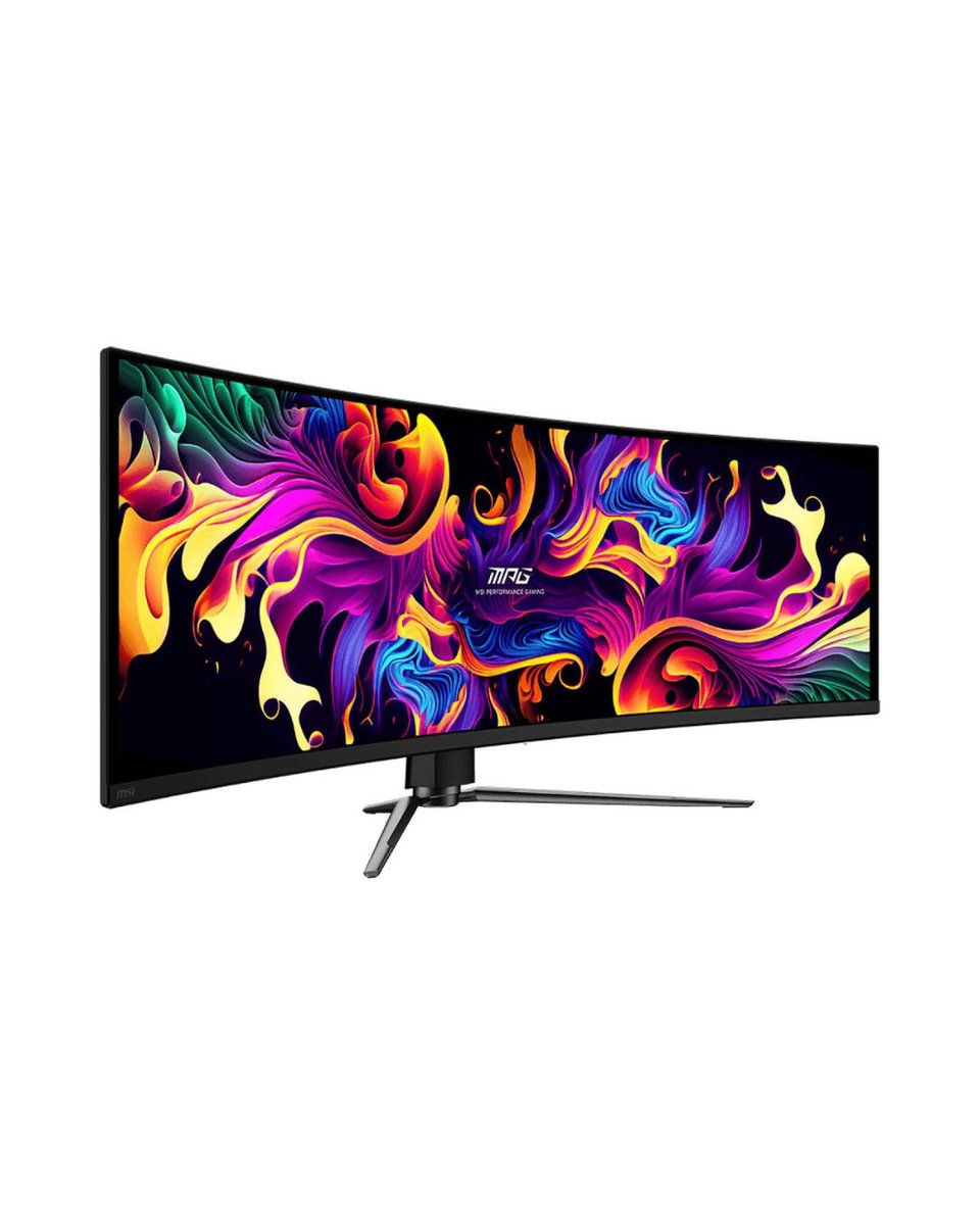 MSI MPG 491CQPX 49" QD-OLED 5K QHD 1440p HDR 240 Hz Curved Ultrawide Gaming Monitor