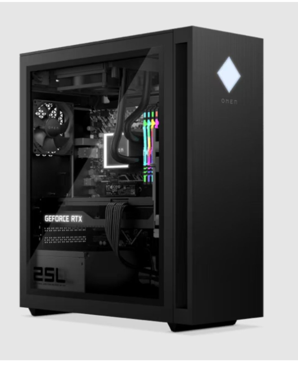 HP OMEN 25L Gaming Desktop Core i9 13th Gen 32GB RAM 512GB SSD 2TB HDD NVIDIA GeForce RTX 4060 Ti 8GB Graphics