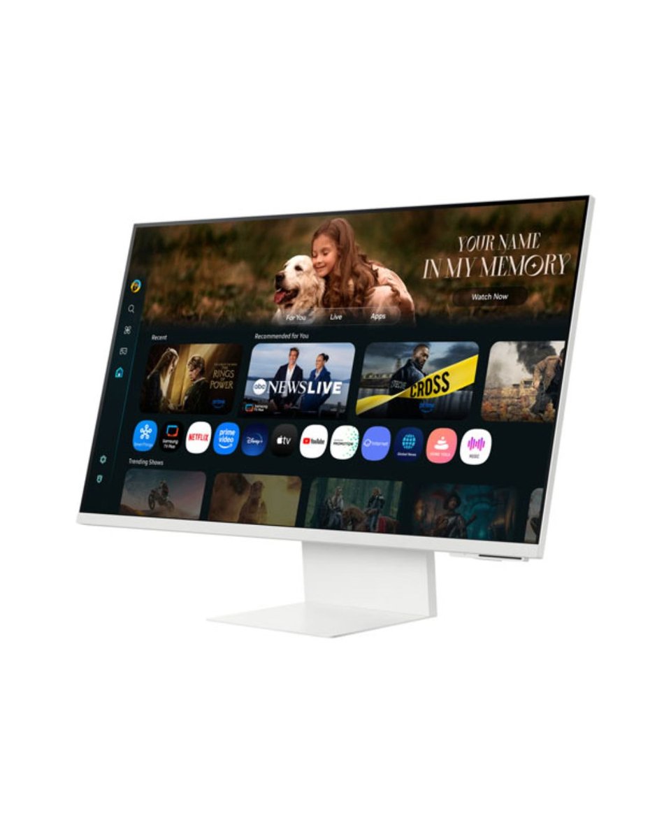 LS32FM801UMXUE UHD (4K) M80F Smart Monitor M8 White with inbuilt webcam