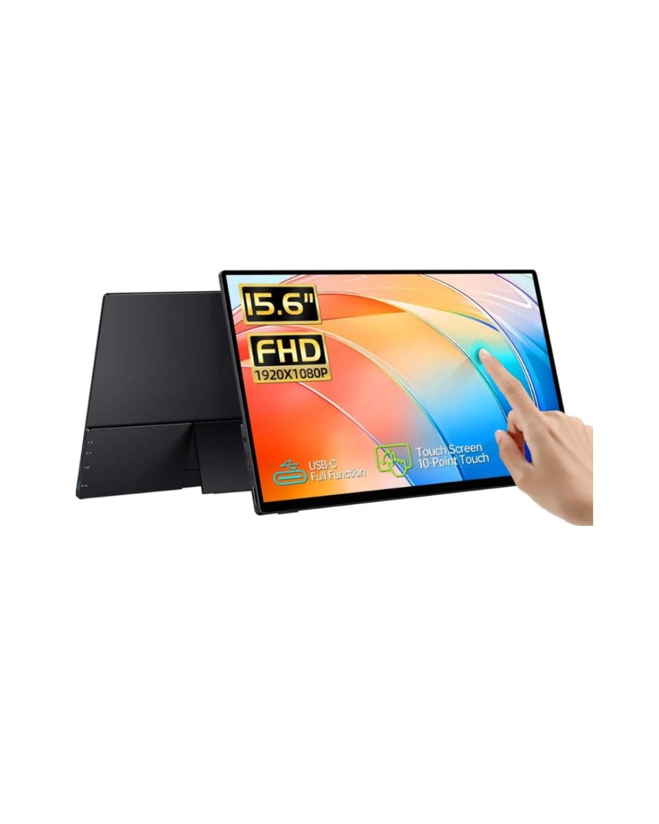 V2COM TC2 15.6'' IPS Full HD Portable Touchscreen Monitor
