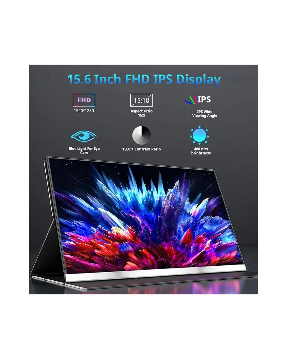 V2COM Portable Screen 15.6 inch P4