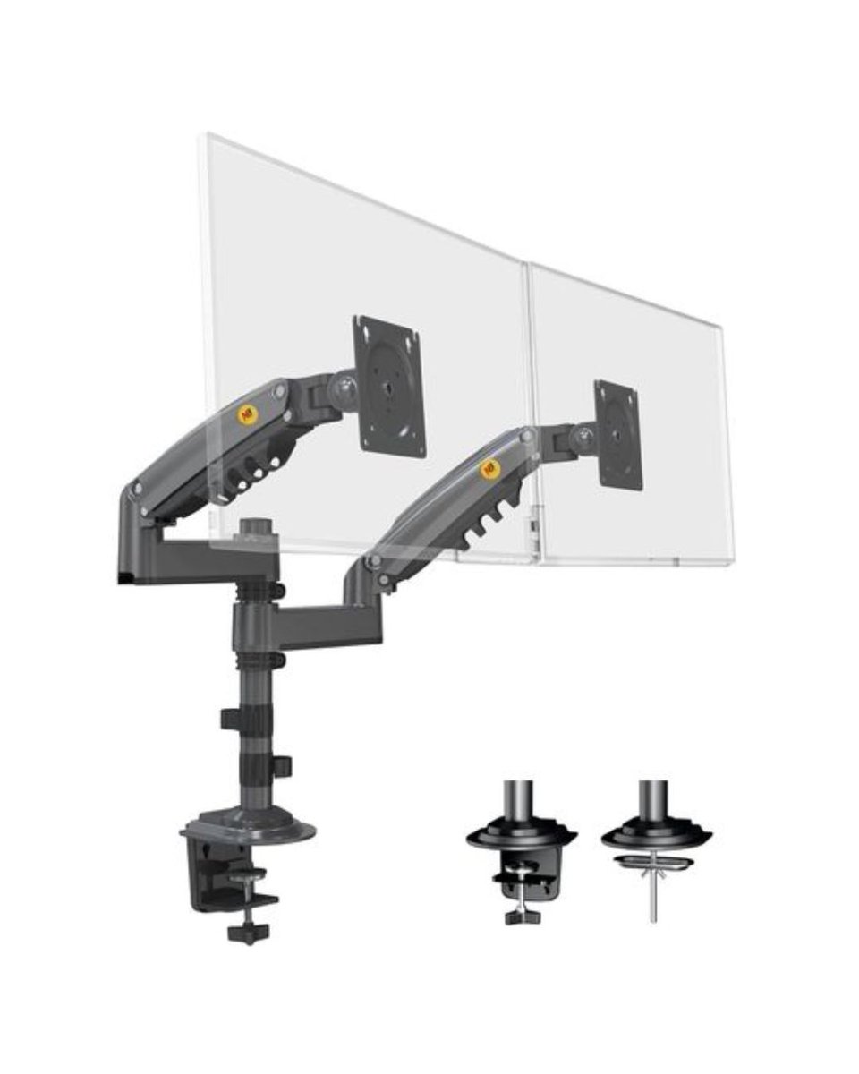 North Bayou H180 Universal Dual Monitor arm